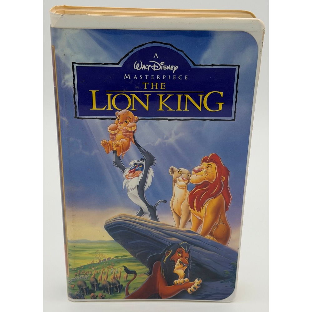 Walt Disney he Lion King Masterpiece Collection 1994 VHS Clamshell Case
